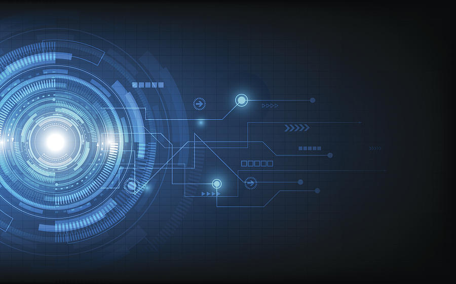 900x562 Abstract Technology Background Hi Tech Communication Concept