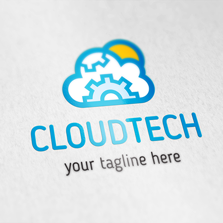 450x450 Buy Cloud Technology Logo Buy Logo Template Design