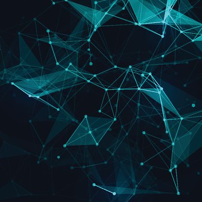 415x415 Abstract Low Poly Grey Bright Technology Vector Background