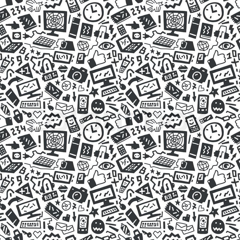 Technology Pattern Vector at Vectorified.com | Collection of Technology ...