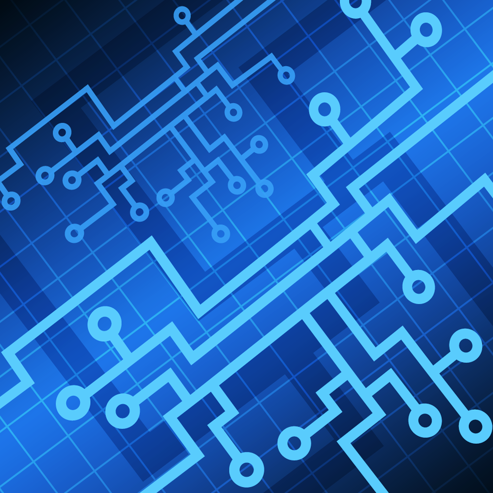 1001x1001 Vector Tech Background