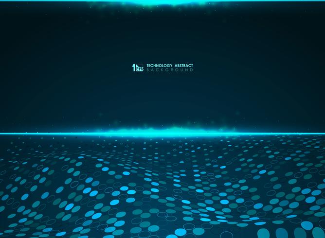 668x490 Abstract Technology Blue Futuristic Circle Pattern Background