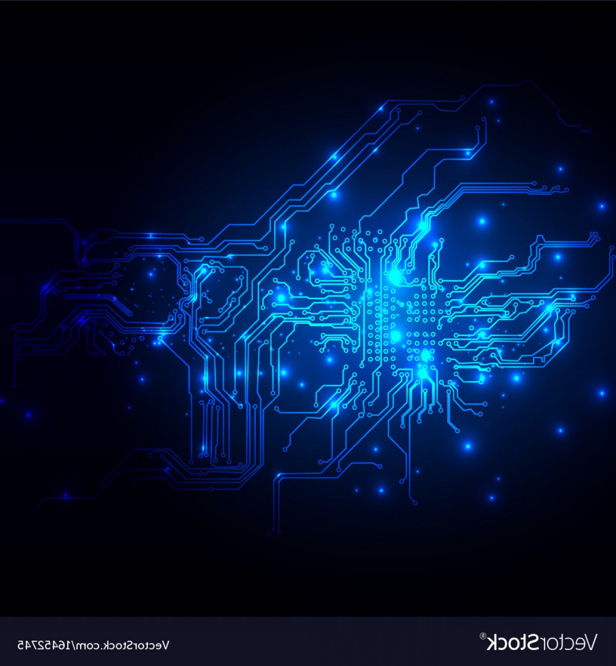 1200x1296 Abstract Blue Light Circuit Background Technology Vector Soidergi