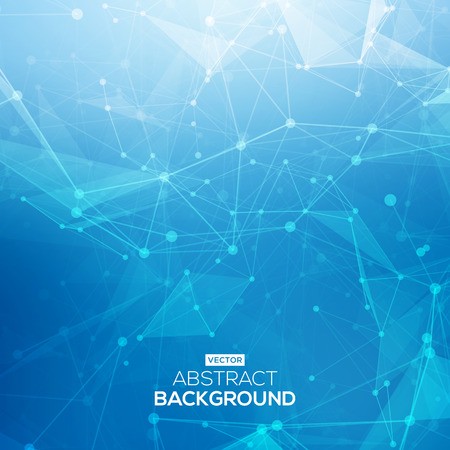 450x450 Abstract Low Poly Blue Bright Technology Vector Background