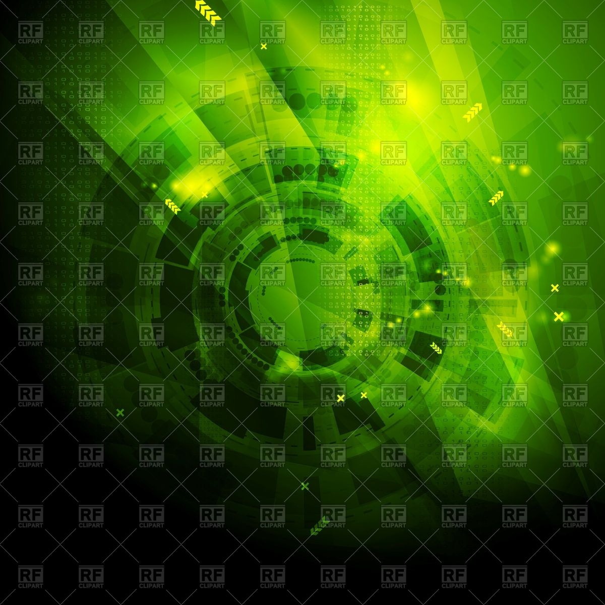 1200x1200 Shiny Green Engineering Tech Abstract Background Vector Design