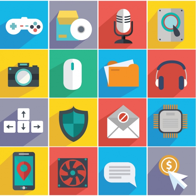 626x626 Technology Icons Vector Free Download