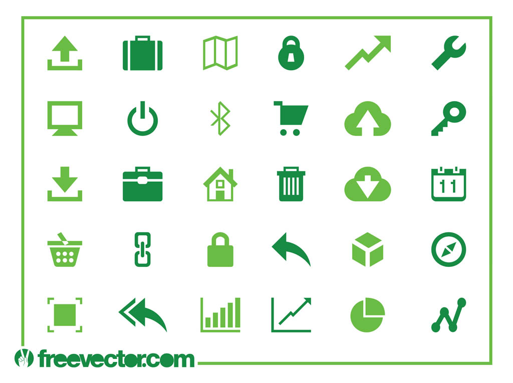1024x765 Web And Technology Icons Vector Art Graphics