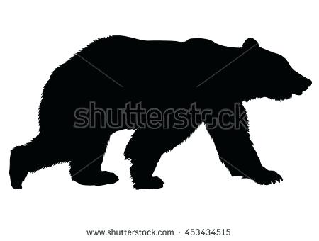 450x340 Bear Silhouette Vector Illustration Teddy Chrisconnelly