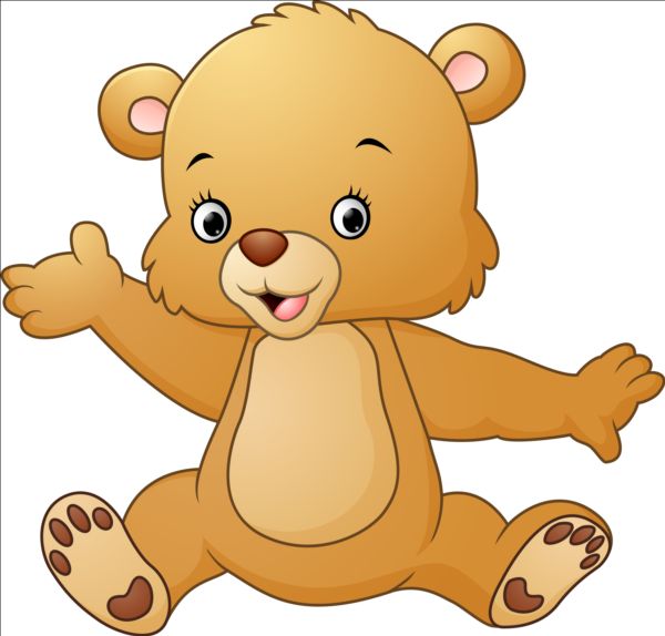 Cute Teddy Bear Vector Illustration Free Download 600x574 Cute Teddy Bear Vector Illustration Free Download