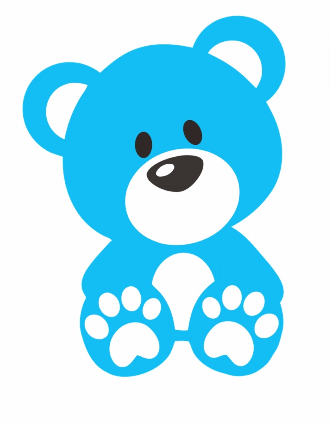1104x1410 Mjxxoteddy Bear Clipart Stencil Blue Teddy Bear Png Handandbeak