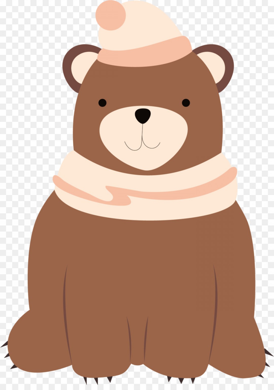 1080x1536 Png Dog Brown Bear Winter Lovely Brown Bear Vector Soidergi