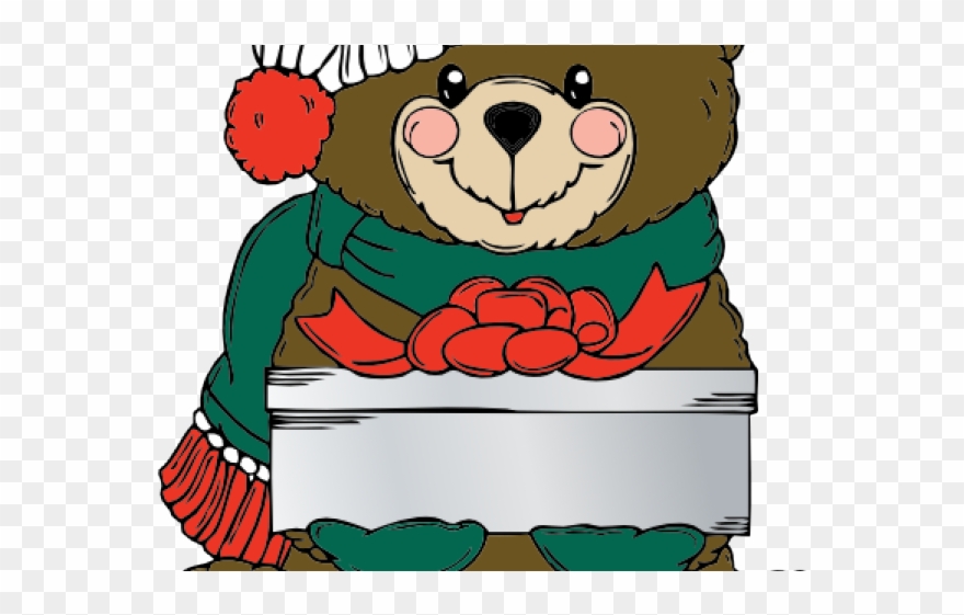 880x561 Christmas Bear Clipart