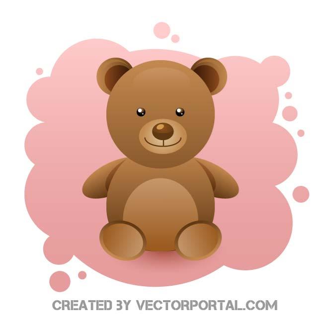 660x660 Teddy Bear Vector Clip Art