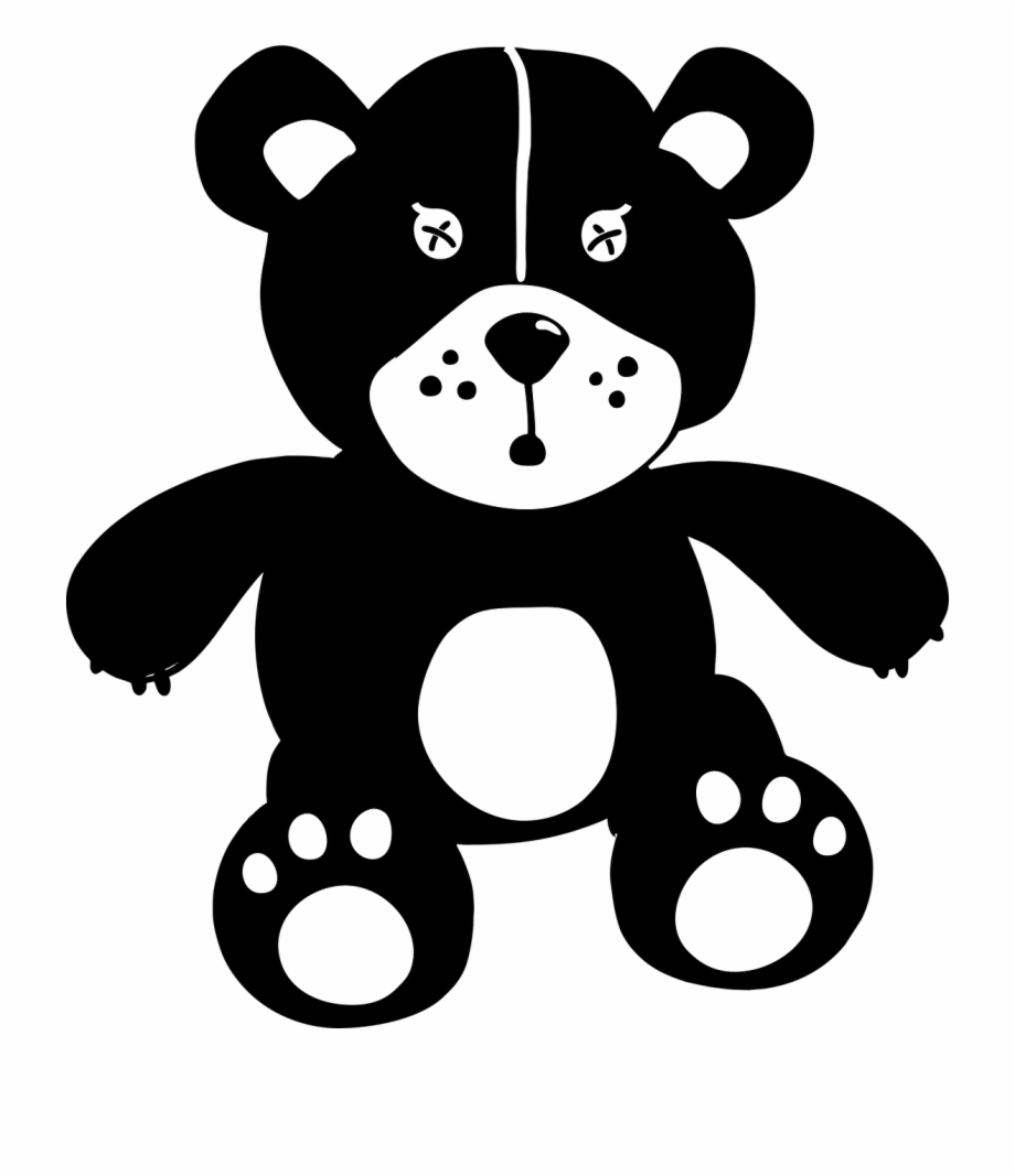 920x1067 Teddy Vector Graphics
