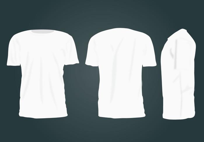 700x490 Blank T Shirt Template Vector
