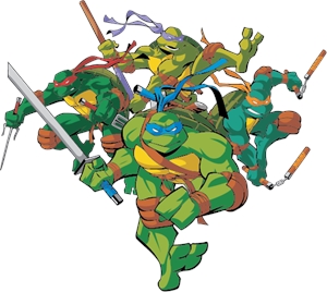 300x268 Teenage Mutant Ninja Turtles Logo Vector