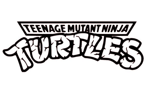 570x357 Teenage Mutant Ninja Turtles Logo Vinyl Sticker