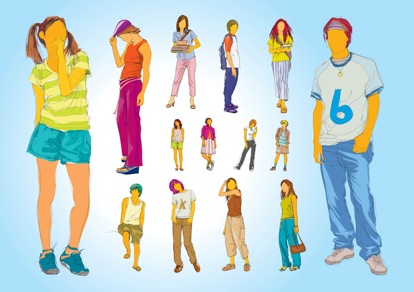 850x600 Teenager Illustrations Vector Art Graphics