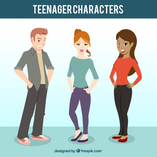 626x626 Vectors Of Young People And Teenagers Free Vector Graphics