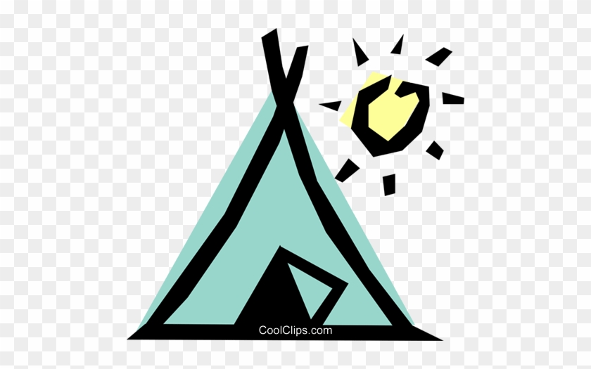 840x525 Teepee Royalty Free Vector Clip Art Illustration