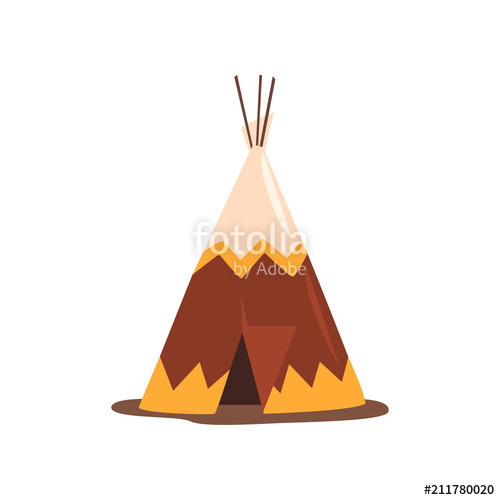 500x500 Teepee Or Wigwam, Dwelling Of North Nations Of Canada, Siberia