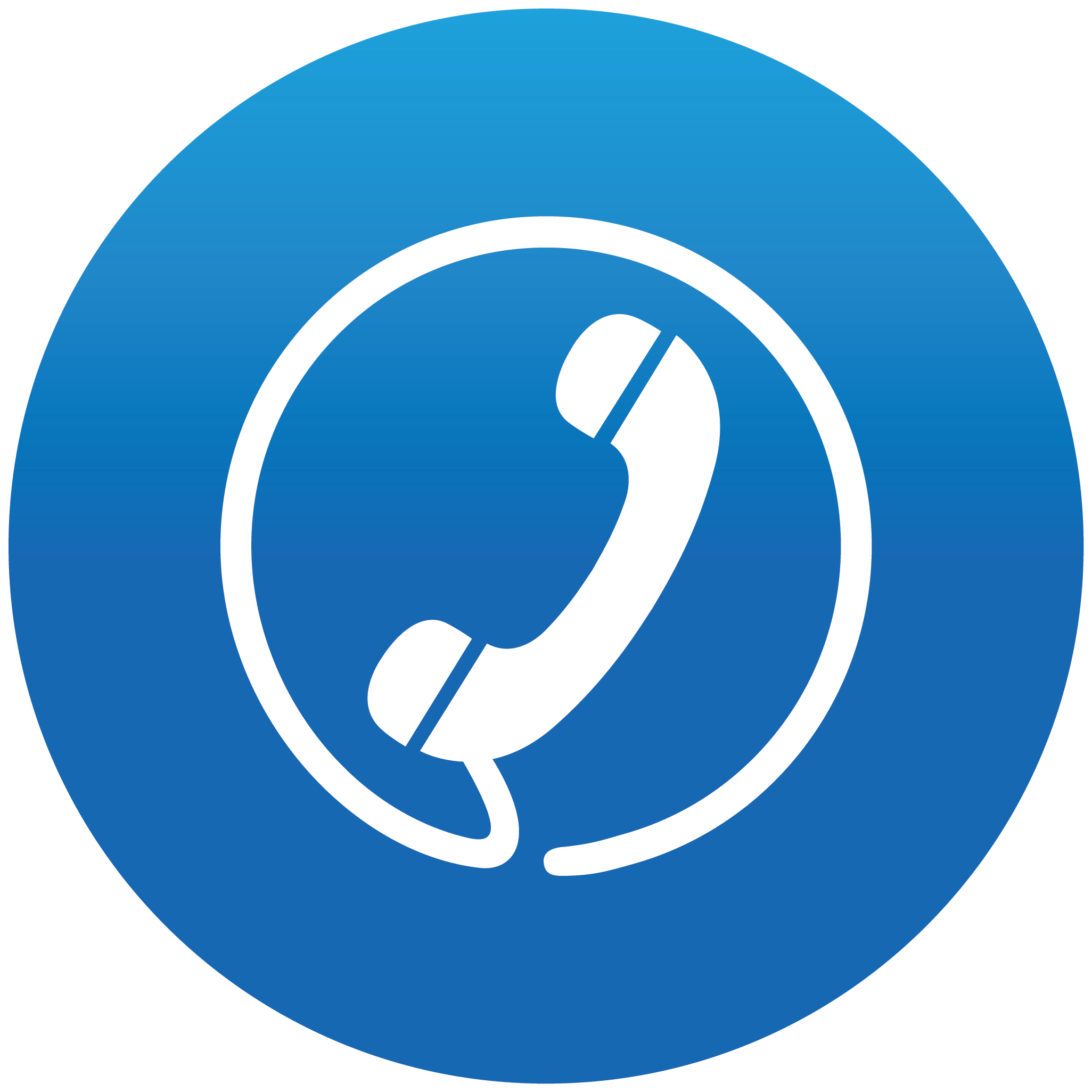 2051x2051 Blue Icon Telephone Free Vector Graphic