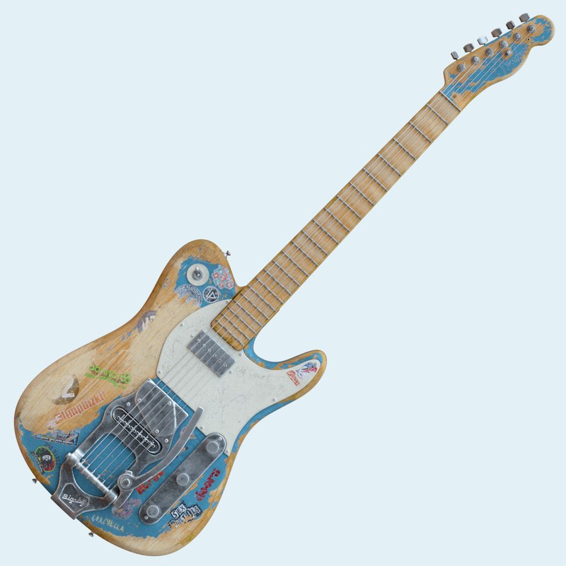 800x800 Grunge Fender Telecaster Model