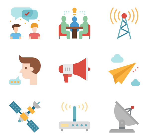 600x564 Telecommunications Icons