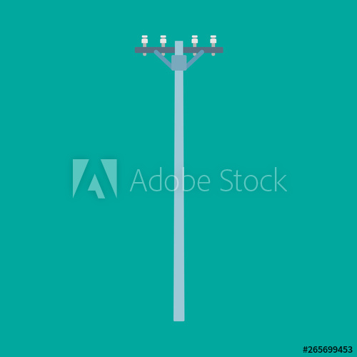 Telephone Pole Vector Icon Power Cable Electricity Line Wire High 500x500 Telephone Pole Vector Icon Power Cable Electricity Line Wire High