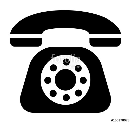 500x468 Telephone Vector Icon Stock Image And Royalty Free Vector