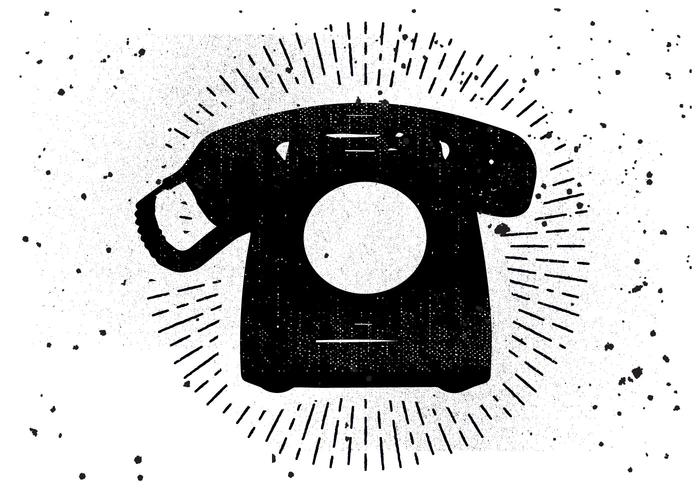 Free Vintage Telephone Vector Illustration 700x490 Free Vintage Telephone Vector Illustration
