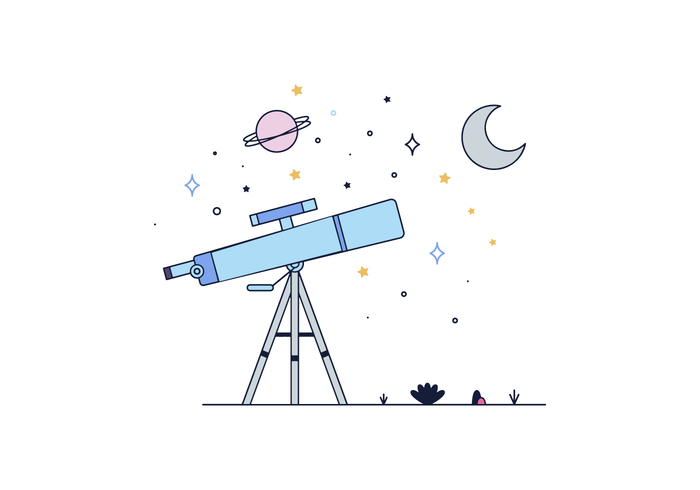 Telescope Free Vector Art 700x490 Telescope Free Vector Art
