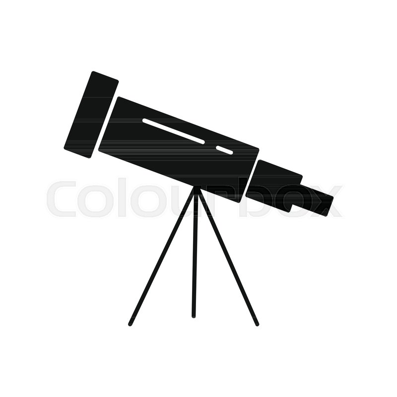 Telescope Icon In Silhouette Style Stock Vector Colourbox 800x800 Telescope Icon In Silhouette Style Stock Vector Colourbox