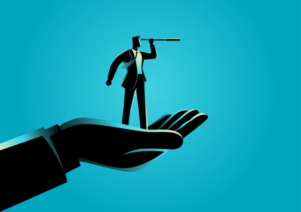 Businessman Silhouette Hand Telescope Vector Free Download 600x424 Businessman Silhouette Hand Telescope Vector Free Download