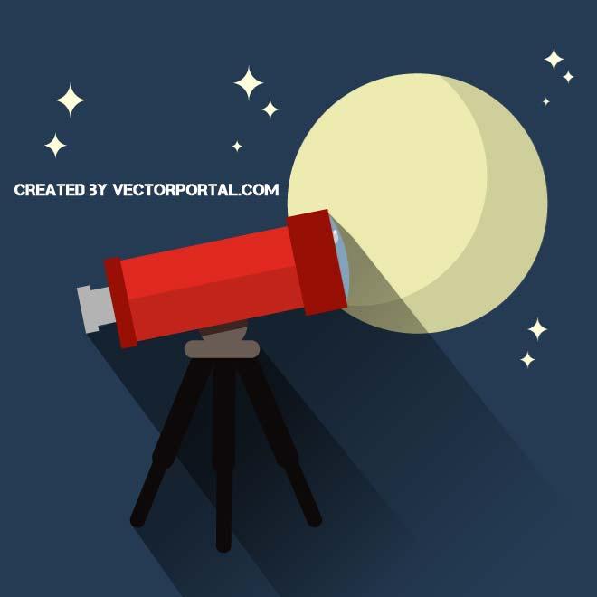 660x660 Telescope Vector Graphics