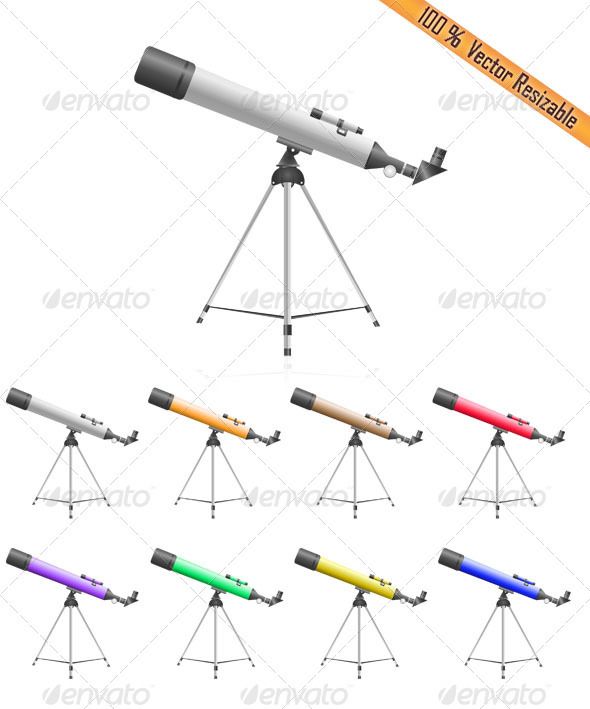 590x709 Telescope Vector Fonts Logos Icons Vector Design, Print Fonts