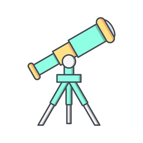 490x490 Telescope Vector Icon