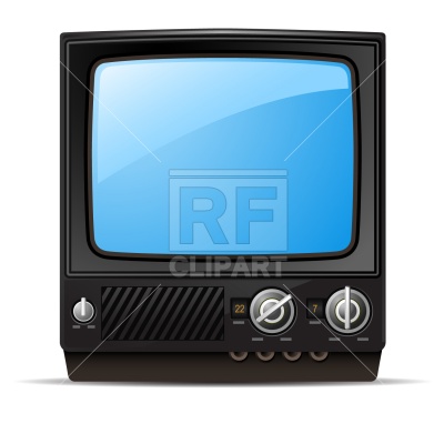 400x400 Retro Tv Set Vector Image Of Technology Prague