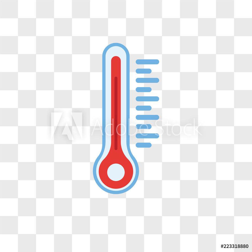 1000x1000 Photo Art Print Temperature Vector Icon Isolated On Transparent