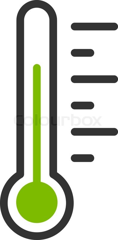 395x800 Temperature Level Vector Icon Style Stock Vector Colourbox