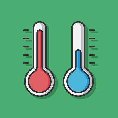 416x416 Thermometer Temperature Vector Icon Premium Clipart