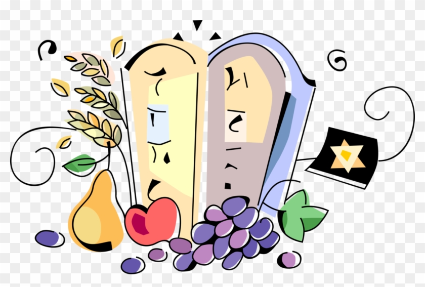 840x567 Vector Illustration Of Ten Commandments Received