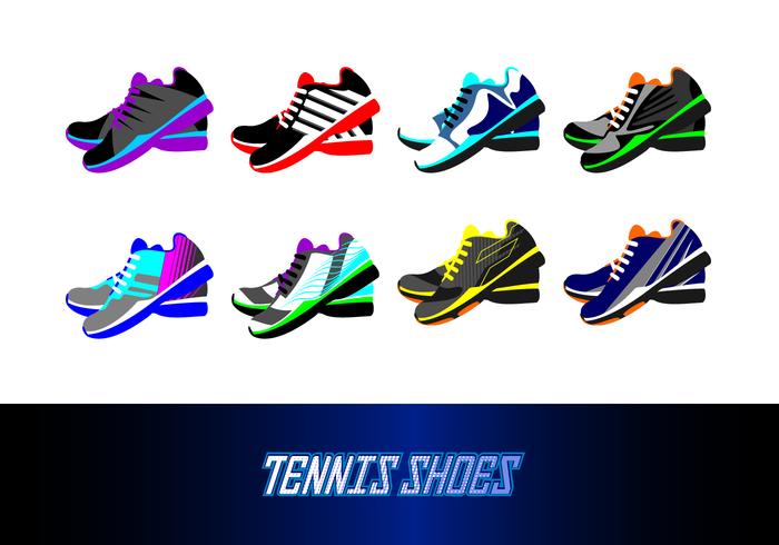 700x490 Tennis Shoes Vector