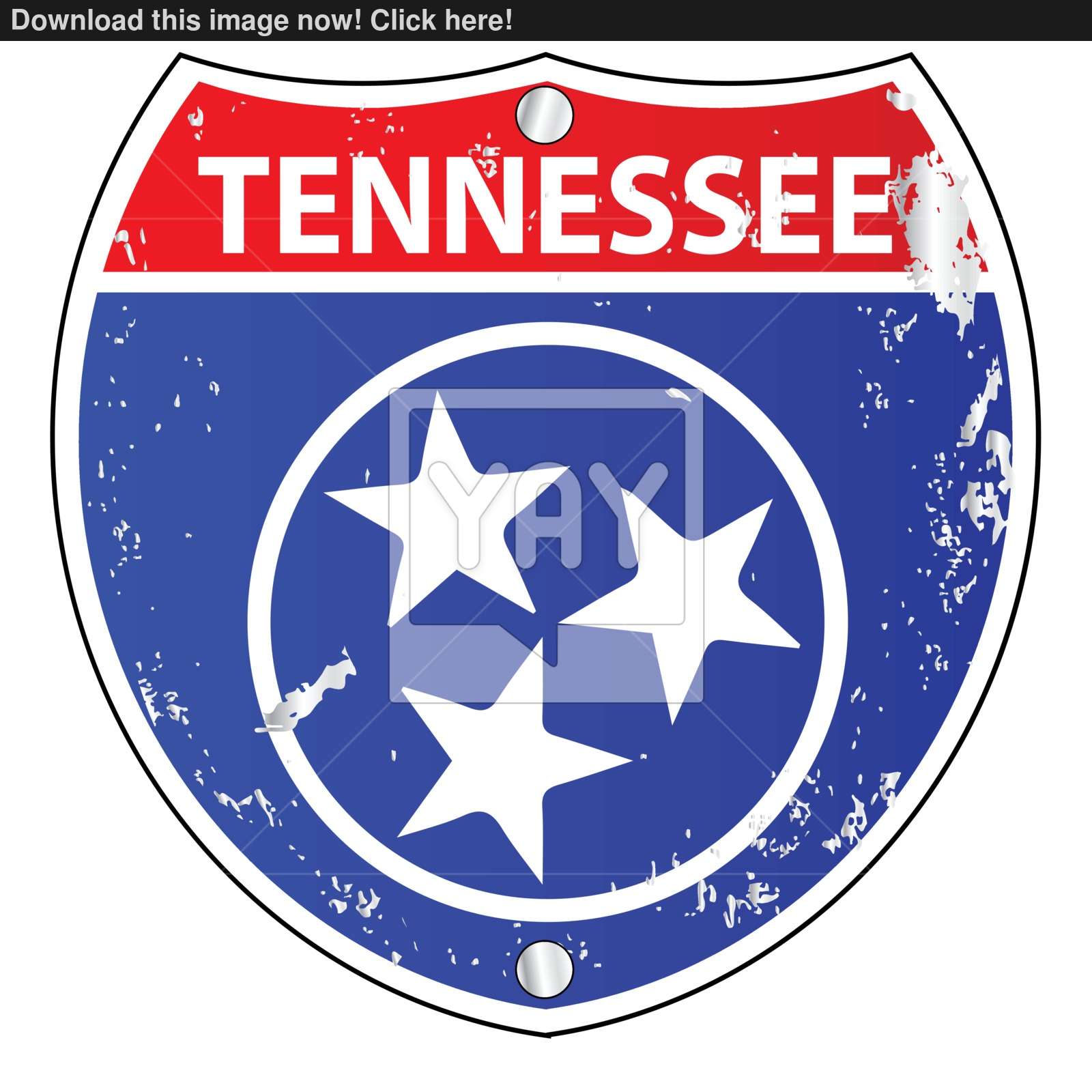 1600x1600 Tennessee Flag Icons As Interstate Sign Vector