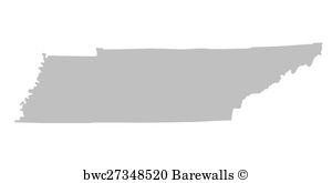 Tennessee Outline Vector