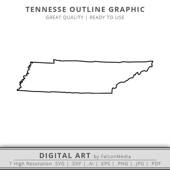 570x570 Tennessee Tennessee State Outline Tennessee Etsy