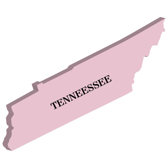 660x660 Vector Map Of Tennessiee