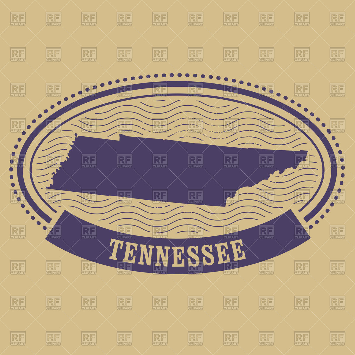 1200x1200 Tennessee Map Silhouette