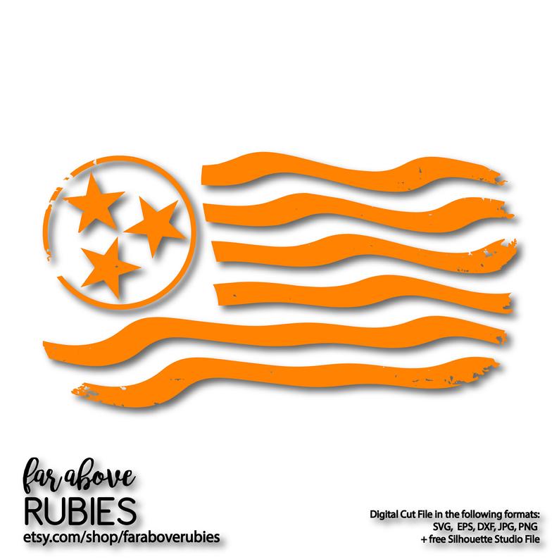 Tennessee Tristar Flag Distressed Tn State Dxf Etsy 794x794 Tennessee Tristar Flag Distressed Tn State Dxf Etsy
