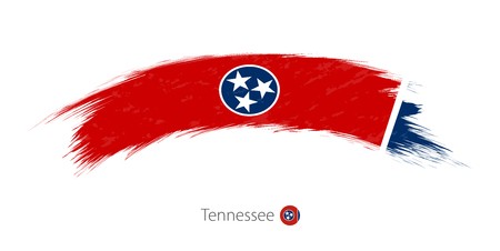 Flag Of Tennessee State In Rounded Grunge Brush Stroke Vector 450x226 Flag Of Tennessee State In Rounded Grunge Brush Stroke Vector